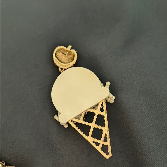 Beaded Baublebar Vanilla With Sprinkles Ice Cream Cone Earrings - Picture 2 of 4